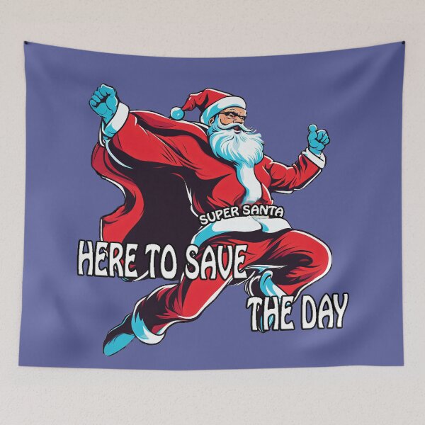 Item preview, Super Santa: Guardian of Peace, Here to Save the Day designed and sold by leyfinder.