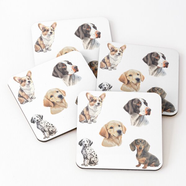 Item preview, Doggy 5 Sticker Pack high quality stickers  designed and sold by STICKERSLALA.