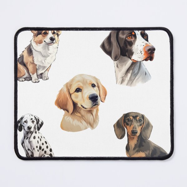 Item preview, Doggy 5 Sticker Pack high quality stickers designed and sold by STICKERSLALA.