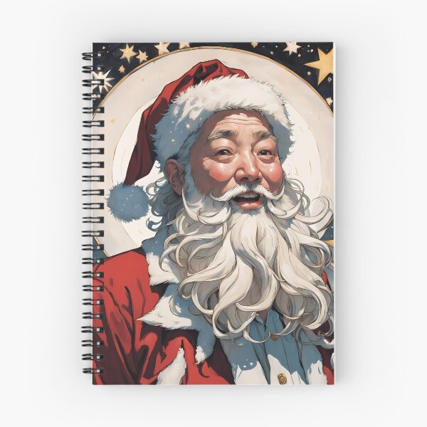 Item preview, Golden Halo Santa Portrait designed and sold by Pixel Dome.