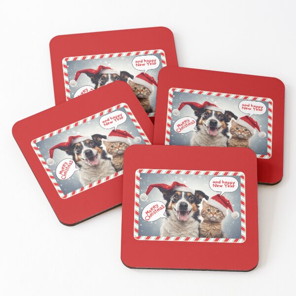 Item preview, Christmas Furriends: Merry Christmas and Hapy New Year designed and sold by InnerGrow.