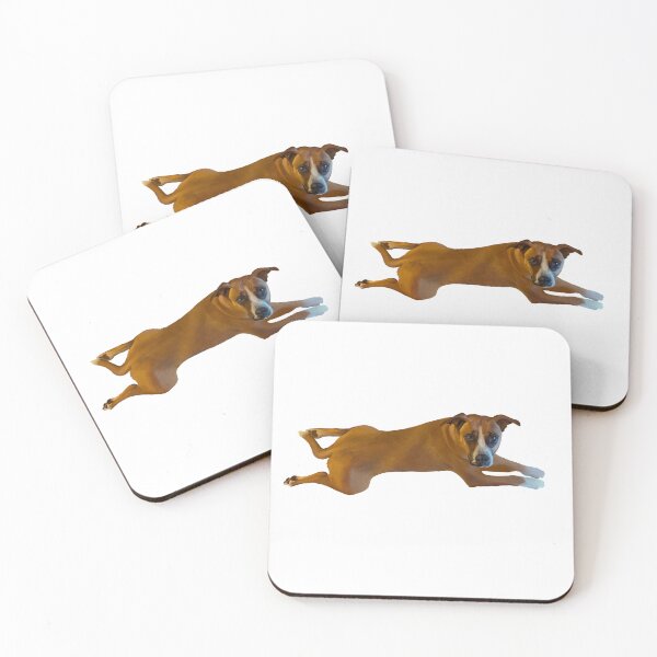 Item preview, Splooting Pitbull Mix Dog designed and sold by Booneb.