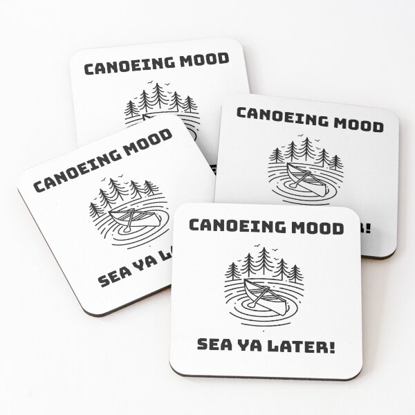 Item preview, Canoeing Mood Sea Ya Later! - Black designed and sold by CanvasHarbor.