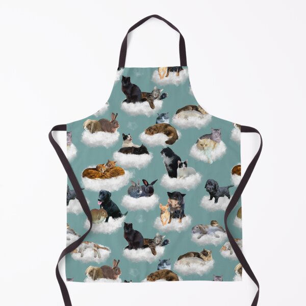 Item preview, Fluffy pets on fluffy clouds designed and sold by TicaCreations.