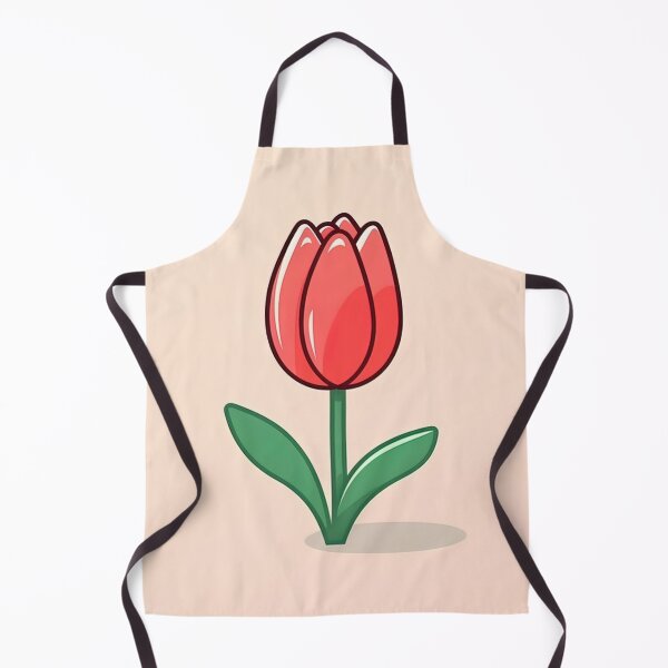 Item preview, Red tulip flower | cute style designed and sold by ComicsFactory.