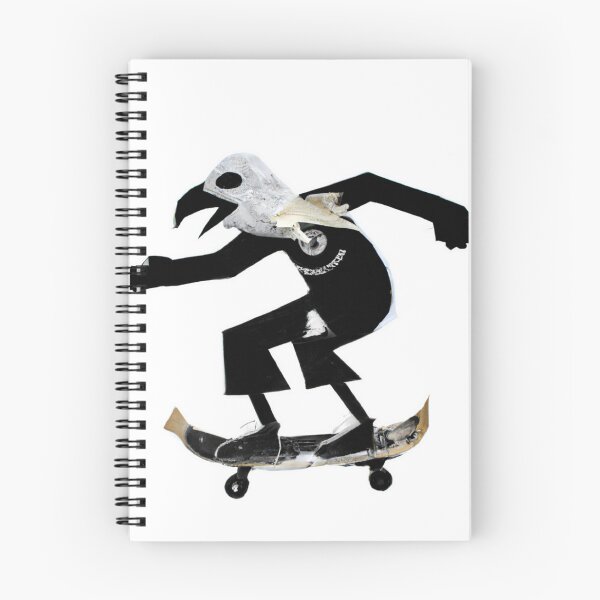 Item preview, Skyline Skater Bird designed and sold by existentangst.