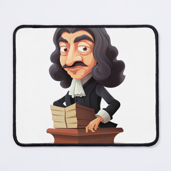 Item preview, René Descartes | cute style designed and sold by ComicsFactory.
