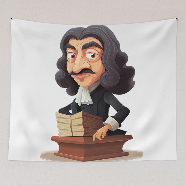 Artikelvorschau, René Descartes | süßer Stil entworfen und verkauft von ComicsFactory.