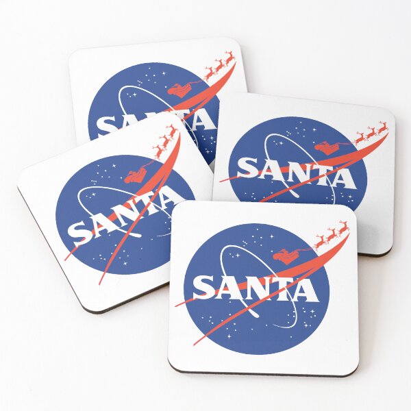 Item preview, Santa Nasa Logo - Merry Christmas  designed and sold by PIXEL POP DESIGNS - Beyond the Norm!.