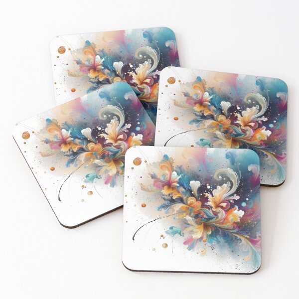 Item preview, Floral Vibrant Splash Pattern designed and sold by LoveDesignMania.