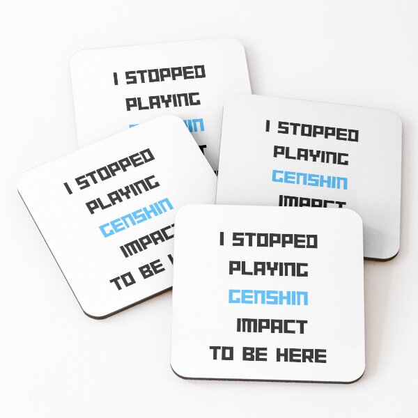 Item preview, dejé de jugar genshin impact designed and sold by RRGCREATION.