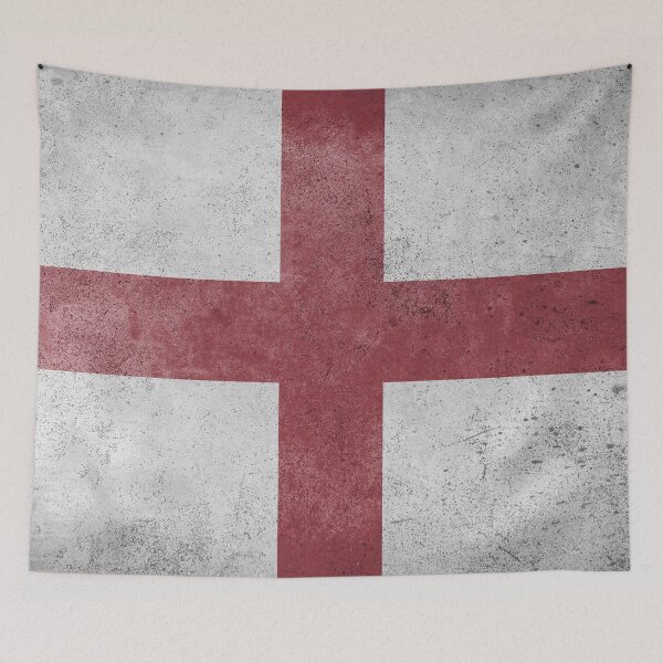 Item preview, Distressed, Old, Faded & Worn Flag of England (St George's Cross) designed and sold by STUDIO-72.