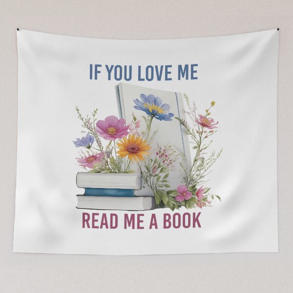 Item preview, if you love me read me a book designed and sold by TshirtTalkYou.