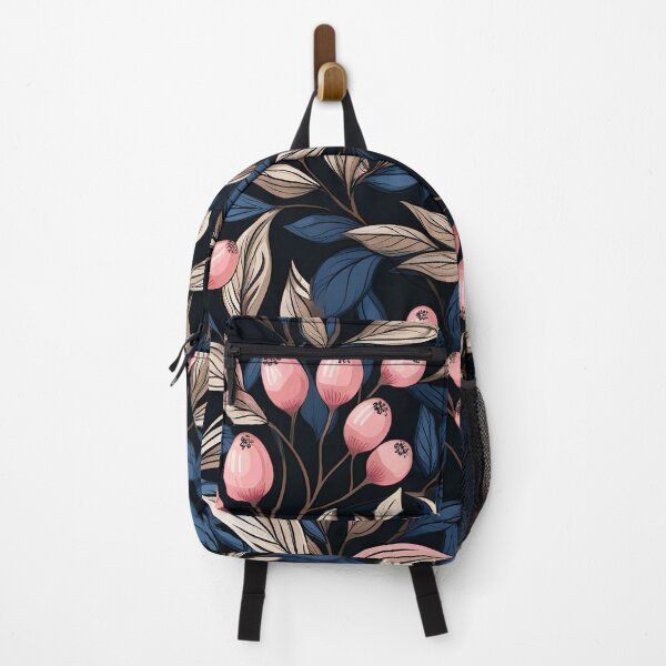 Item preview, Pink Blue Berries Wild Patten Willam Morris Inspired Style designed and sold by adlydesigns.