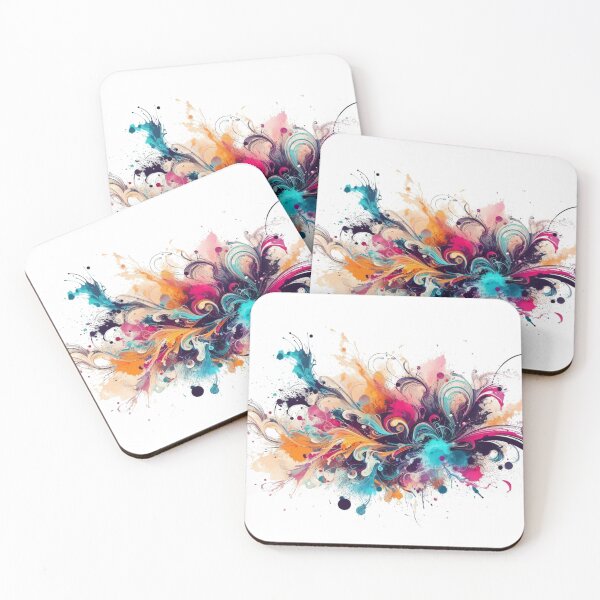 Item preview, Floral Vibrant Splash Pattern  designed and sold by LoveDesignMania.