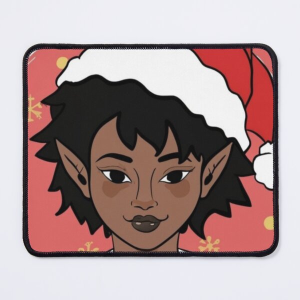 Item preview, Festive Black Santa Claus T-Shirt Sticker designed and sold by PedalPowerGFX.