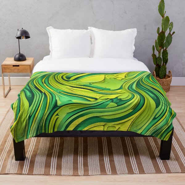 Item preview, Abstract green pattern designed and sold by KeepDream.