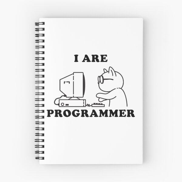 Item preview, I Are Programmer Funny Cat writing code on computer designed and sold by BiggestStep.