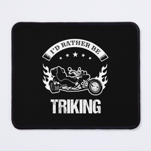 Item preview, Retro Triker Trike Motorcycle Rather be Triking Motor Trikes Gift Patch designed and sold by stearman.