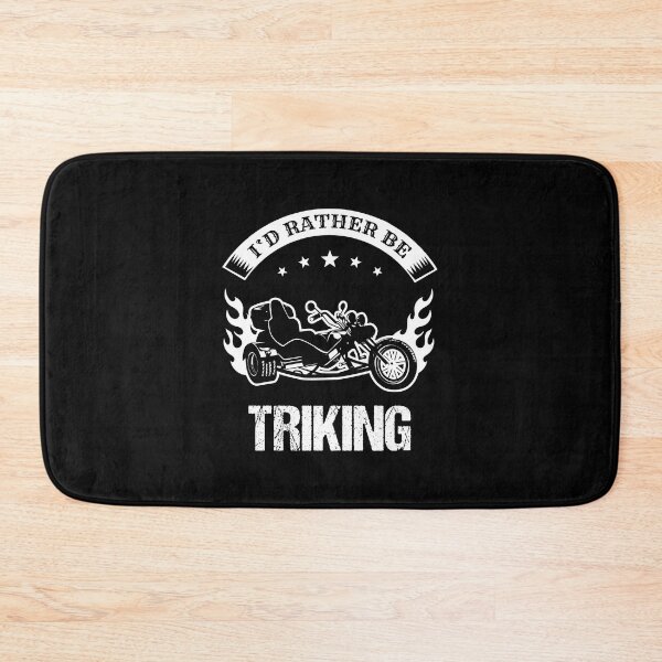 Item preview, Retro Triker Trike Motorcycle Rather be Triking Motor Trikes Gift Patch designed and sold by stearman.