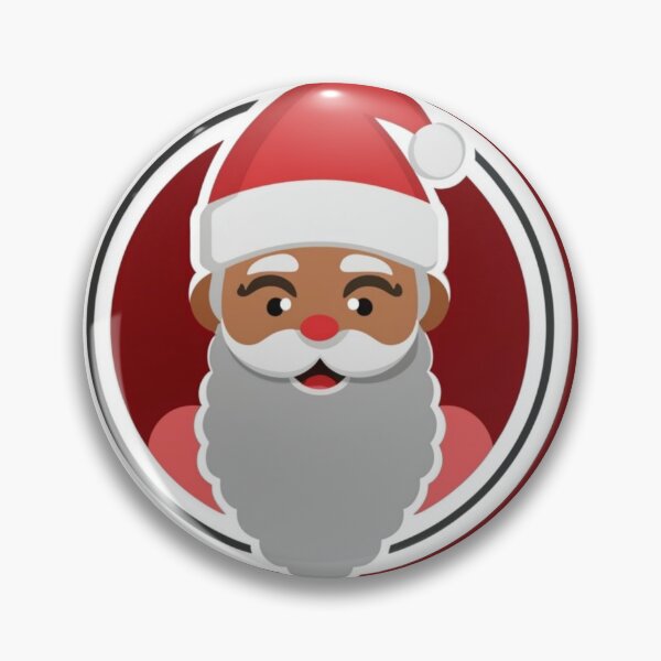 Item preview, Festive Black Santa Claus T-Shirt Sticker designed and sold by PedalPowerGFX.