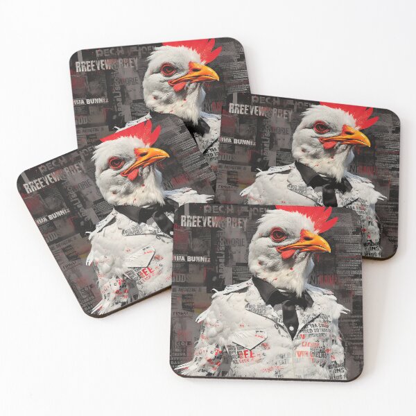 Item preview, Boneless Chicken Rockstar Poster designed and sold by BlastCafe.