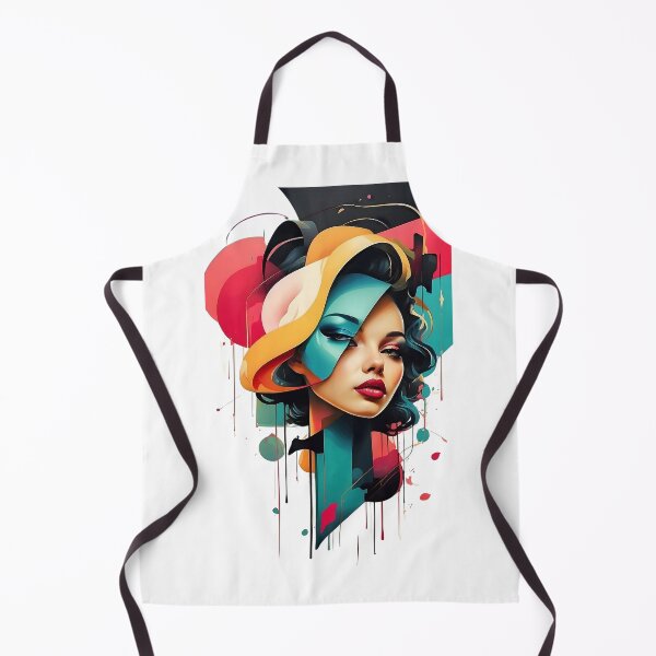 Item preview, Beautiful Girl with Colorful Art Design designed and sold by TrendiKloset.