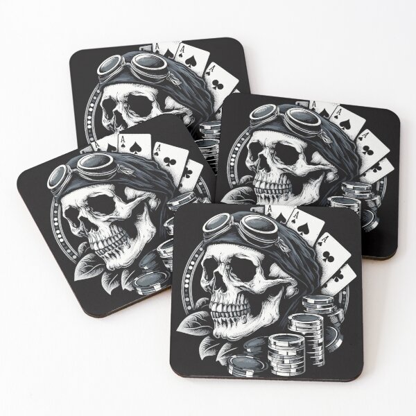 Item preview, Poker skull  designed and sold by gittuska11.