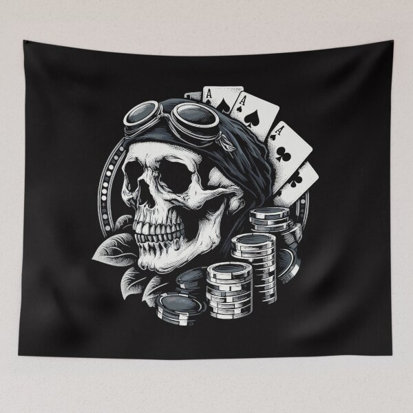 Item preview, Poker skull  designed and sold by gittuska11.