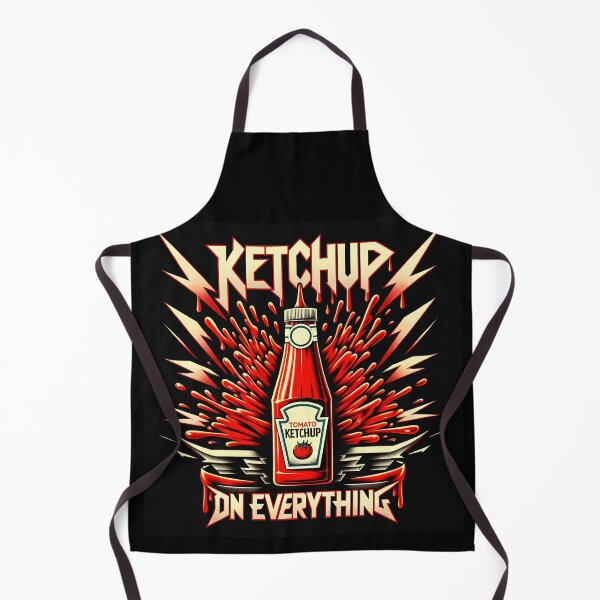 Item preview, Ketchup On Everything - heavy metal style designed and sold by FunnyStoopid.