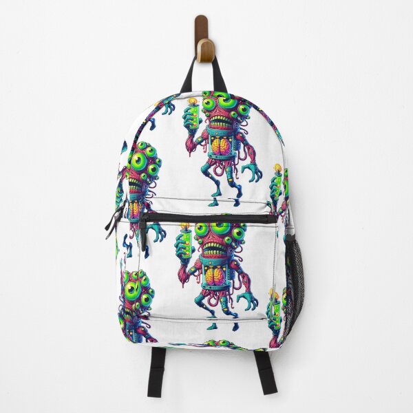 Item preview, Neon-Eyed Cyborg Creature with Brain Exposed designed and sold by psychcyberpunk.
