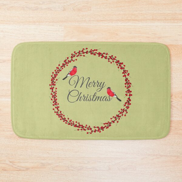Item preview, CHRISTMAS BIRDS AND  MISTLETOE WREATH DECORATION designed and sold by Meandmyshop.