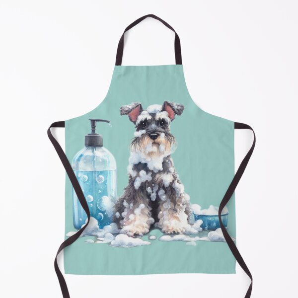 Item preview, Schnauzer Bath and Shampoo Time designed and sold by barksandsqueaks.