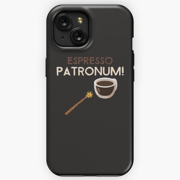 Conception de café Esspresso Patronum Coque antichoc iPhone