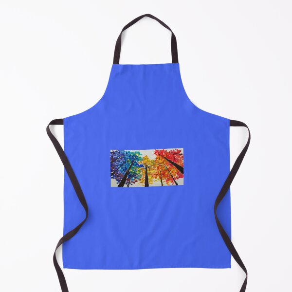 Item preview, Rainbow Trees Rainbow Forest Woods Watercolour painting designed and sold by ArtUnova.