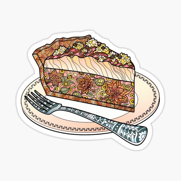 “Sweet Cake” Sticker for Sale by salomemika | Redbubble