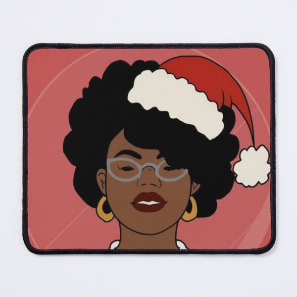 Item preview, Festive Black Santa Claus T-Shirt Sticker designed and sold by PedalPowerGFX.