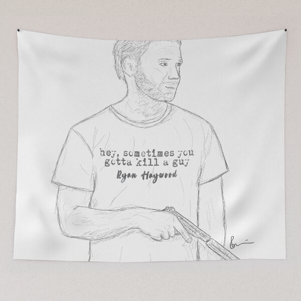 Item preview, 'Hey, sometimes you gotta kill a guy' designed and sold by TheHitchhiker.