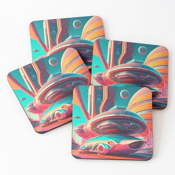 Item preview, Retro Cosmic Transportation designed and sold by VictrolaVamp.