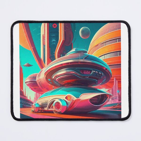 Item preview, Retro Cosmic Transportation designed and sold by VictrolaVamp.