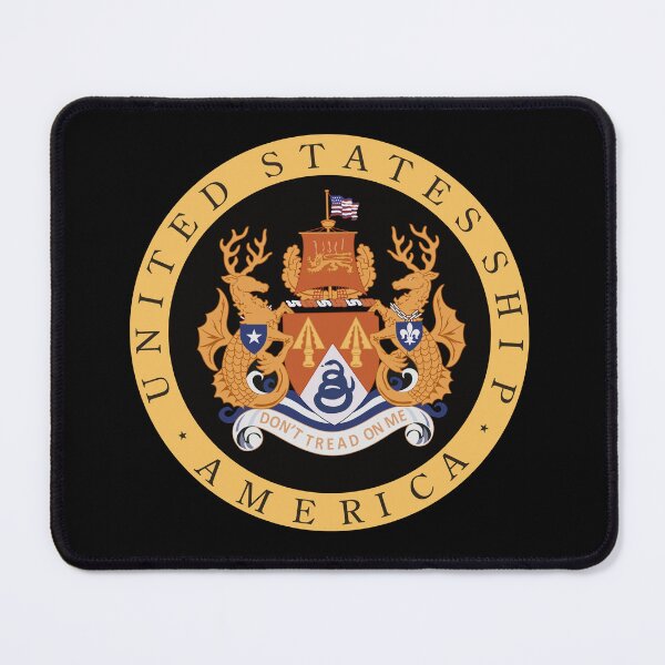 Item preview, Navy - USS America (CV-66) wo Txt designed and sold by Military Insignia Products.