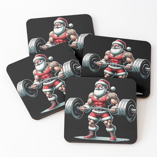 Item preview, Muscle Claus - Santa's Workout Season designed and sold by NexaArts.