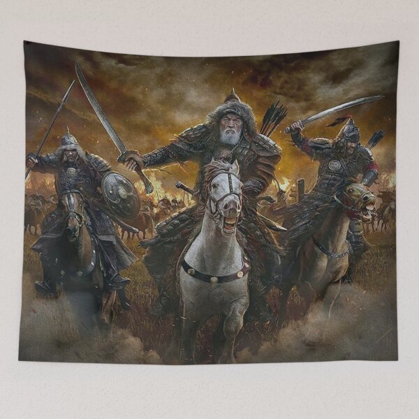 Item preview, mongolian warriors  designed and sold by johnnyssandart.