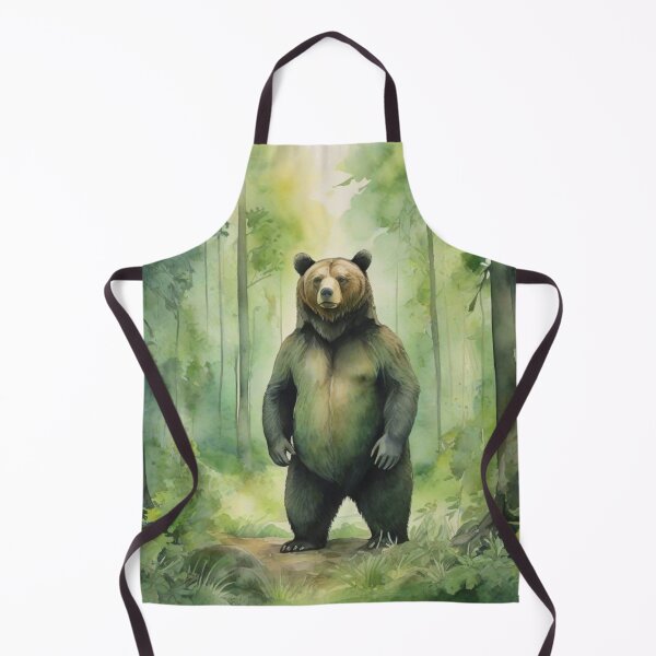Item preview, Dear in Green forest_watercolour designed and sold by shokA Design.