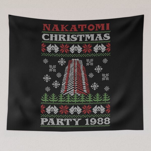 Item preview, Nakatomi Plaza Christmas Party Knitted  designed and sold by RetroPandora.