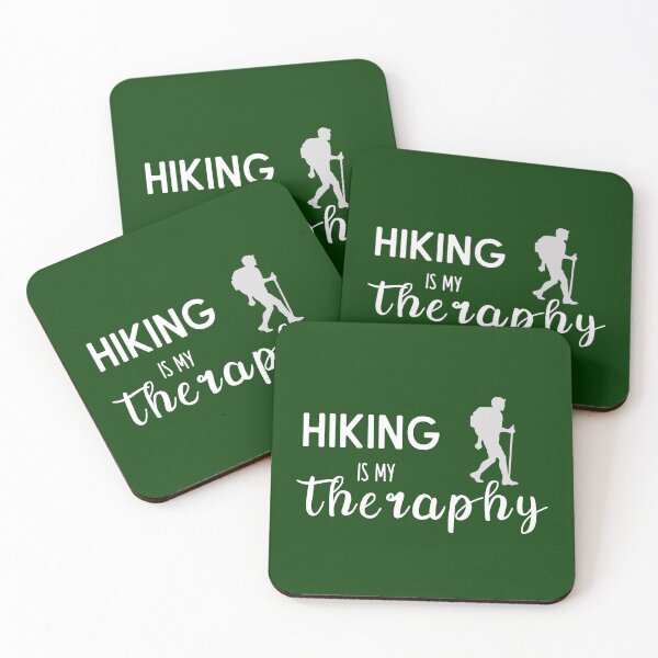 Item preview, Hiking is my Theraphy designed and sold by WanderQuestCo.