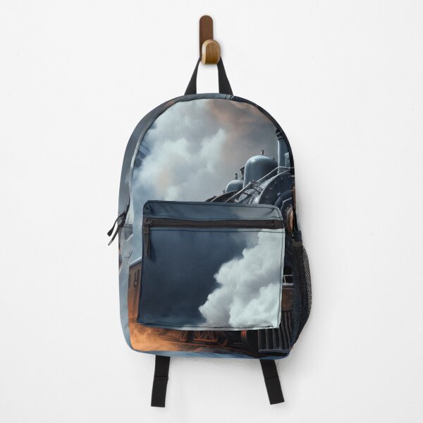 Item preview, Scooter steamer in the snowy landscape designed and sold by czintos.