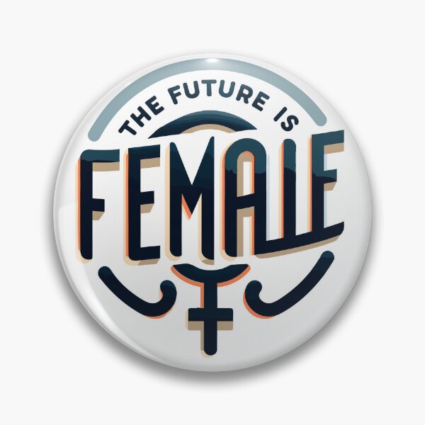 Item preview, Empowering "The Future is Female" in bold graphics. designed and sold by ArtInPrint.