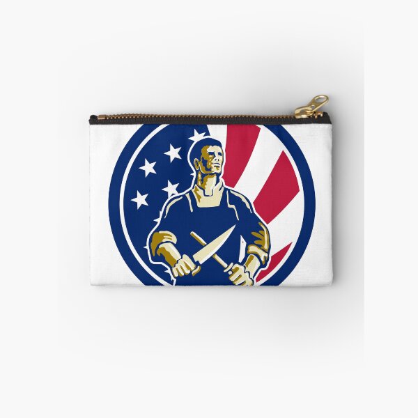 Item preview, American Butcher USA Flag Icon designed and sold by patrimonio.