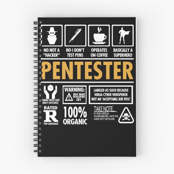 Item preview, Pentester White Hat Hacker Funny Job designed and sold by Nerd Shizzle.